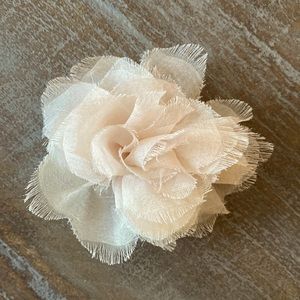 Pink Floral Hair Clip